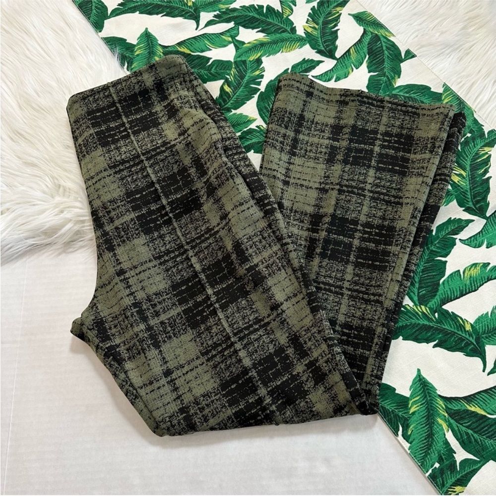 ONA by Yoon Chung Plaid Kick Flare Pant 062